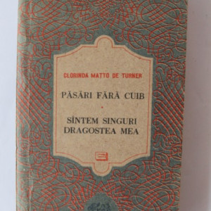 Clorinda Matto De Turner - Pasari fara cuib. Suntem singuri, dragostea mea