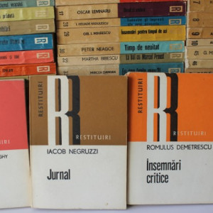 Colectia completa Restituiri (ed. Dacia) - 80 volume ingrijite de Mircea Zaciu - Img 2