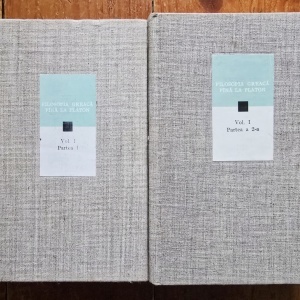 Colectiv autori - Filosofia greaca pana la Platon. Volumul I (Partile I si II) (2 vol., editie hardcover)