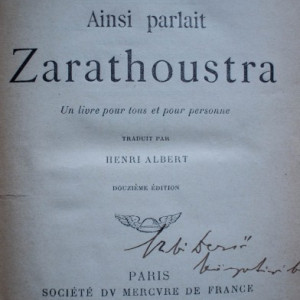 Friedrich (Frederic) Nietzsche - Ainsi parlait Zarathoustra (editie hardcover) - Img 2