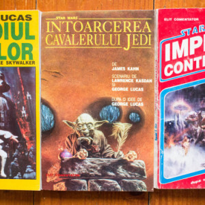 Georges Lucas - Razboiul stelelor. Din aventurile lui Luke Skywalker, James Kahn - Intoarcerea Cavalerului Jedi, Donald F. Glut (dupa un roman de George Lucas) - Star Wars. Imperiul contraataca (3 vol.)