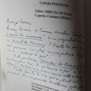 Gheorghe Izbasescu - O calatorie in zori (cu autograf si scrisoare notata pe volum) - Img 3