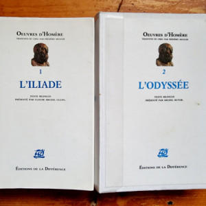 Homere - L`Iliade. L`Odyssee (2 vol., texte bilingue, francais-grec ancien) - Img 2