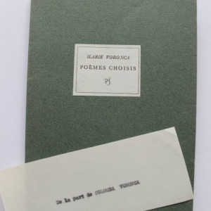 Ilarie Voronca - Poemes Choisis (editie in limba franceza)