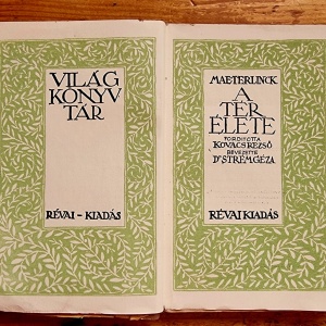 Maurice Maeterlinck - A ter elete (editie interbelica, in limba maghiara) - Img 2