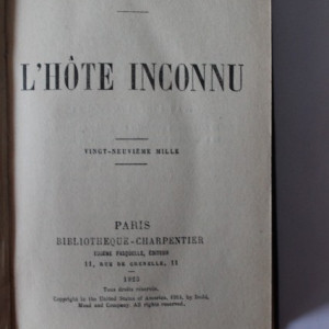 Maurice Maeterlinck - L'hote inconnu (editie hardcover, interbelica, frumos relegata) - Img 2