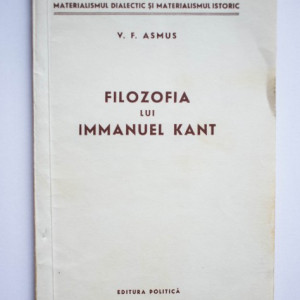 V. F. Asmus - Filozofia lui Immanuel Kant