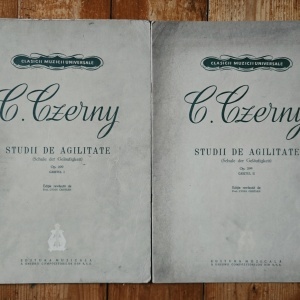 Charles Czerny - Studii de agilitate (Schule der Gelaufigkeit) OP 299, Caietele I-II (2 vol.)