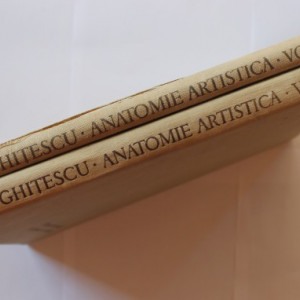 Dr. Gheorghe Ghitescu - Anatomie artistica (Constructia corpului. Formele corpului in repaus si miscare) (2 vol., editie hardcover)