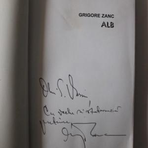 Grigore Zanc - Alb (cu autograf)