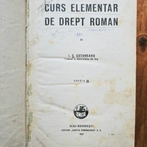 I. C. Catuneanu - Curs elementar de drept penal (editie hardcover, interbelica, frumos relegata) - Img 3