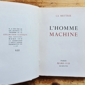 (Julien Onfray de) La Mettrie - L`homme machine - Img 2