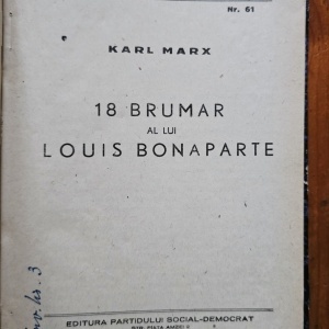 Karl Marx - 18 brumar al lui Louis Bonaparte (editie hardcover, relegata) - Img 2