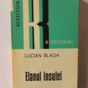 Lucian Blaga - Elanul insulei