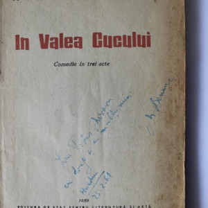 Mihai Beniuc - In Valea Cucului (cu autograf)