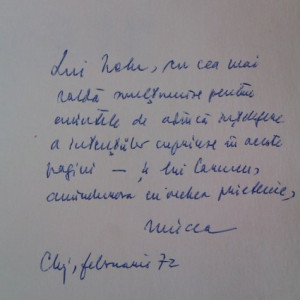 Mircea Zaciu - Colaje (cu autograf)