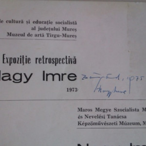 Nagy Imre - Expozitie retrospectiva / Gyujtemenyes kiallitasa / Exposition retrospective (editie trilingva, cu autograf)