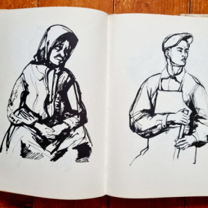 Nagy Imre - Ketszaz rajz (editie hardcover, in limba maghiara, cu autograf) - Img 5