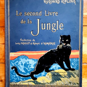 Rudyard Kipling - Le second Livre de la Jungle. Illustrations de Roger Reboussin (editie hardcover)