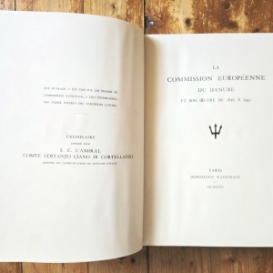 Carlo Rossetti, Francis Rey (ed.) - La Commission europeenne du Danube et son oeuvre de 1858 a 1931 (editie hardcover) - Img 6