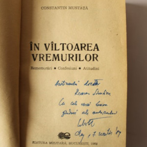 Constantin Mustata - In valtoarea vremurilor (cu autograf)