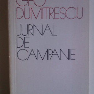 Geo Dumitrescu - Jurnal de campanie