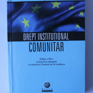 Gyula Fabian - Drept institutional comunitar