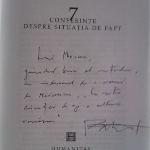 H.-R. Patapievici - Discernamantul modernizarii. 7 conferinte despre situatia de fapt (cu autograf)
