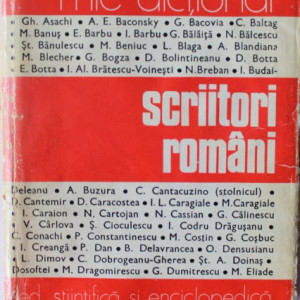 Mircea Zaciu, M. Papahagi, A. Sasu (coord.) - Mic dictionar de scriitori romani (editie hardcover)