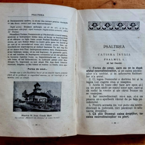 Psaltirea Proorocului si Imparatului David talmacita de Episcopul Nicodem, staretul Manastirii Neamtu (editie hardcover, interbelica, frumos relegata) - Img 4