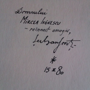 Serban Foarta - Copyright (cu autograf)