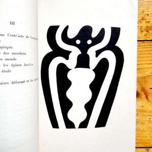 Tristan Tzara - De nos oiseaux. Poemes. Dessins par Arp (editie princeps, interbelica, in limba franceza) - Img 3