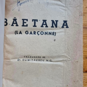 Victor Margueritte - Baetana (La Garconne) (editie hardcover, frumos relegata) - Img 2