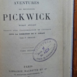 Charles Dickens - Aventures de monsieur Pickwick (2 vol., colegate, editie hardcover, frumos relegata) - Img 4