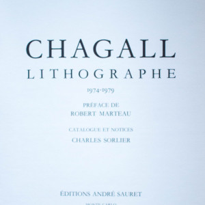 Charles Sorlier - Chagall Lithographe V. 1974-1979 (editie hardcover, in limba franceza, in etui special) - Img 2