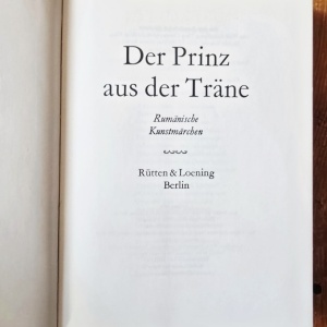 Der Prinz aus der Trane. Rumanische Kunstmarchen (editie hardcover) - Img 3