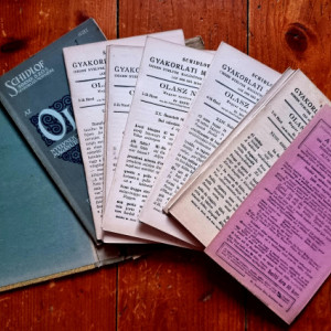 Dr. Honti Rezso - Schidlof: Schidlof gyakorlati modszere - Olasz 1-10. fuzet (editie harcover)