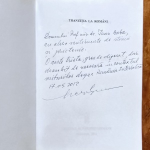 Emilian Merce - Tranzitia la romani (cu autograf) - Img 2