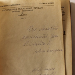 F. Zamfirescu-Margescu, Florea Marin - Recuperarea bolnavilor oculari (editie hardcover, cu autograf) - Img 2
