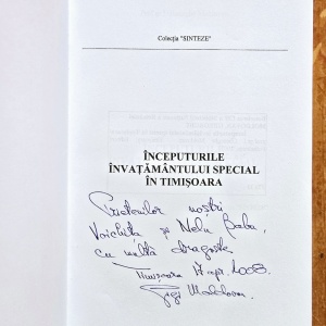 Gheorghe Moldovan - Inceputurile invatamanului special in Timisoara (cu autograf) - Img 2
