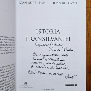 Ioan-Aurel Pop, Ioan Bolovan - Istoria Transilvaniei (cu autograf) - Img 2
