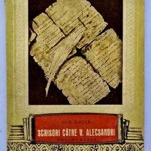 Ion Ghica - Scrisori catre Vasile Alecsandri