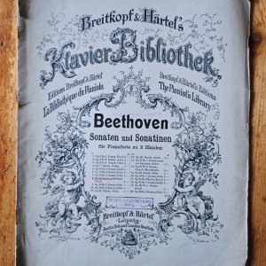 L. van Beethoven - Sonaten und Sonatinen fur Pianoforte zu 2 Handen (editie in limba germana)