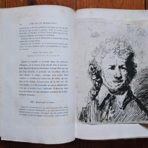 M. Charles Blanc - L`oeuvre complet de Rembrandt. Catalogue raisonne (2 vol., editie hardcover, frumos relegata) - Img 13