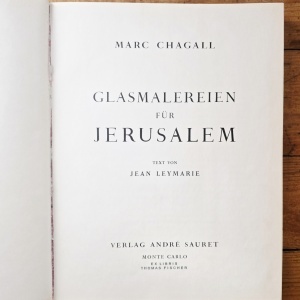 Marc Chagall - Glasmalereien fur Jerusalem (editie hardcover) - Img 2