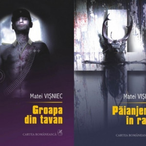 Matei Visniec - Paianjenul in rana. Groapa din tavan (2 vol., editie hardcover, vol. Groapa din tavan contine autograf) - Img 2