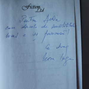 Nora Iuga - Sapunul lui Leopold Bloom (editie hardcover, cu autograf)