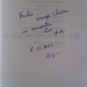 Alexandru Musina - Poeme alese (1975-2000) (cu autograf)