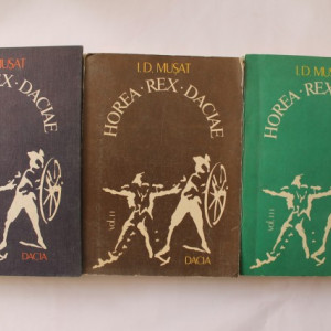 I. D. Musat - Horea. Rex. Daciae (3 vol., editie hardcover, cu autograf) - Img 3