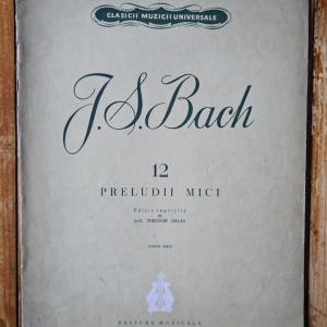 J. S. Bach - 12 preludii mici. Piano solo